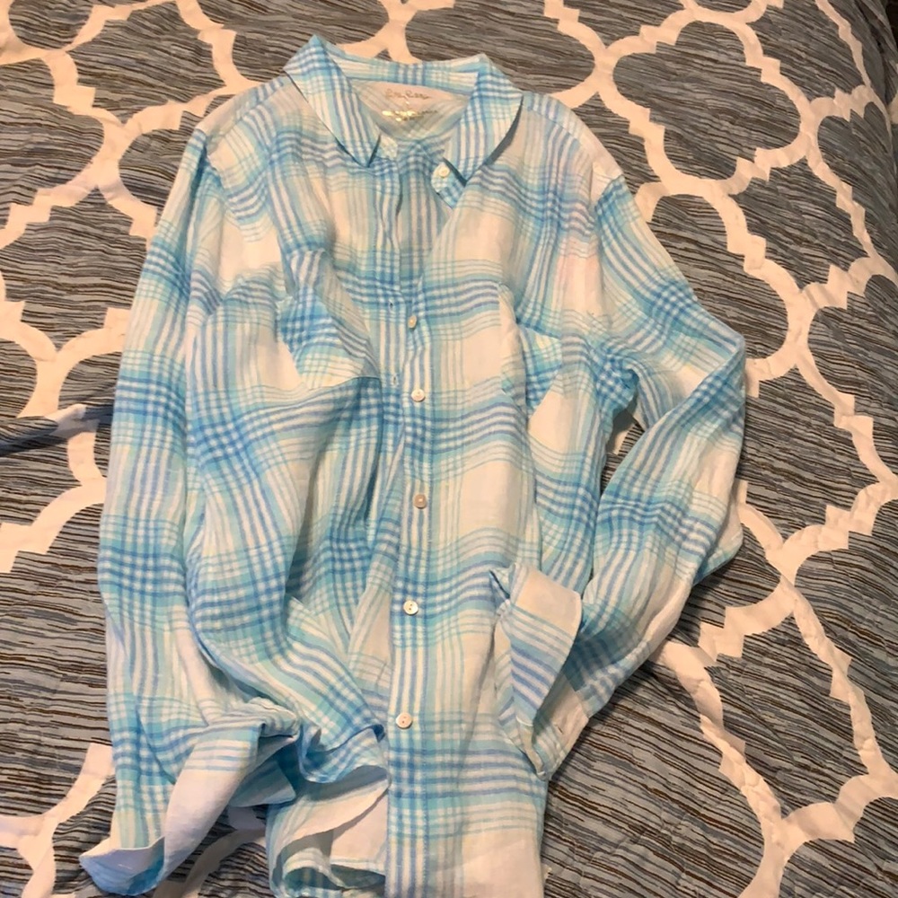 Lilly Pulitzer Linen Shirt